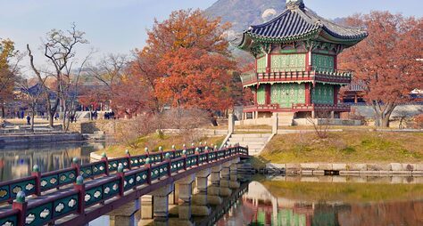 Контрасты Сеула: прошлое и будущее столицы в осенних тонах