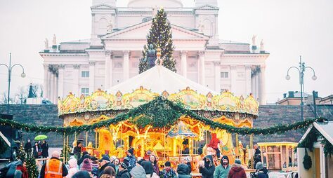 Рождественские декорации Хельсинки