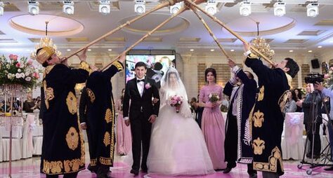 Узбекская свадьба в ресторане