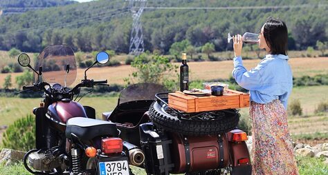 На мотоцикле «Урал» с коляской — по виноградникам региона Пенедес