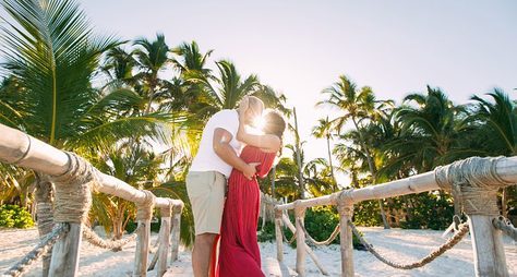 Романтическая фотосессия на частном пляже в Пунта-Кане