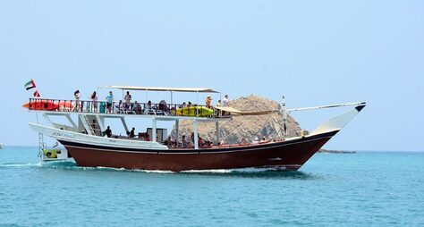 Морской круиз в Диббе на арабской лодке Дау