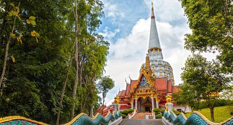 Восхождение к 3 разным храмам двух провинций Таиланда