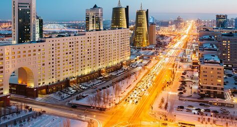 Астана старинная и современная